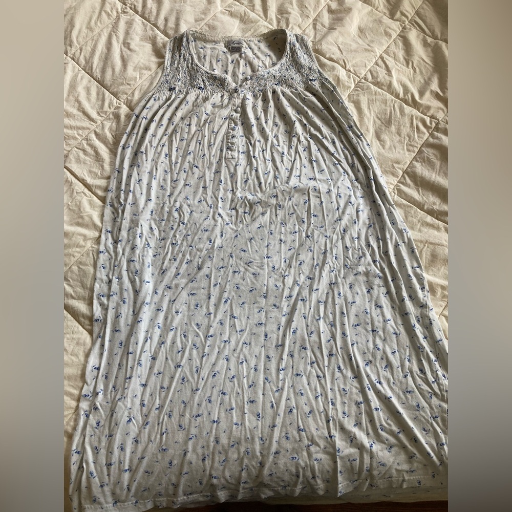 Aria Vintage 2 Piece Night Gown in Cotton